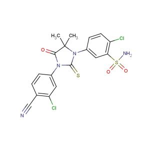 2-chloro-5-(3-(3-chloro-4-cyanophenyl)-5,5-dimethyl-4-oxo-2-thioxoimidazolidin-1-yl)benzenesulfonamide