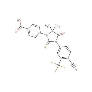 4-(3-(4-cyano-3-(trifluoromethyl)phenyl)-5,5-dimethyl-4-oxo-2-thioxoimidazolidin-1-yl)benzoic acid
