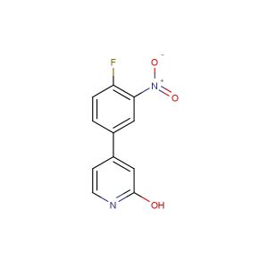 4-(4-fluoro-3-nitrophenyl)pyridin-2-ol