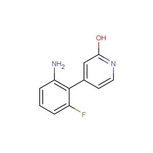 4-(2-amino-6-fluorophenyl)pyridin-2-ol