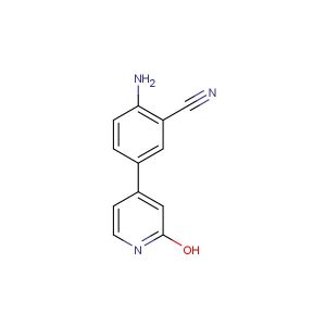 2-amino-5-(2-hydroxypyridin-4-yl)benzonitrile