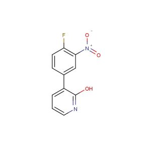 3-(4-fluoro-3-nitrophenyl)pyridin-2-ol