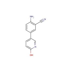 2-amino-5-(6-hydroxypyridin-3-yl)benzonitrile