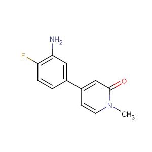4-(3-amino-4-fluorophenyl)-1-methylpyridin-2(1H)-one