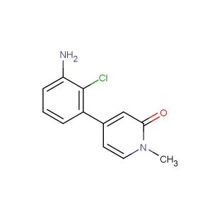4-(3-amino-2-chlorophenyl)-1-methylpyridin-2(1H)-one