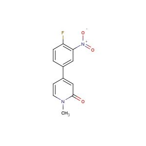 4-(4-fluoro-3-nitrophenyl)-1-methylpyridin-2(1H)-one