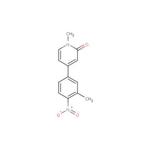 1-methyl-4-(3-methyl-4-nitrophenyl)pyridin-2(1H)-one