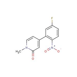 4-(5-fluoro-2-nitrophenyl)-1-methylpyridin-2(1H)-one