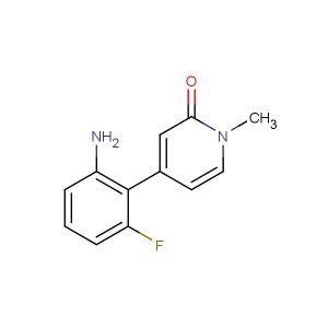 4-(2-amino-6-fluorophenyl)-1-methylpyridin-2(1H)-one