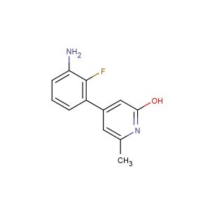 4-(3-amino-2-fluorophenyl)-6-methylpyridin-2-ol