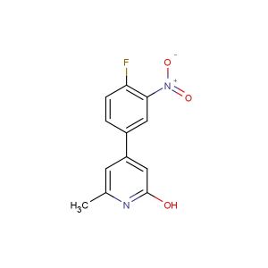 4-(4-fluoro-3-nitrophenyl)-6-methylpyridin-2-ol