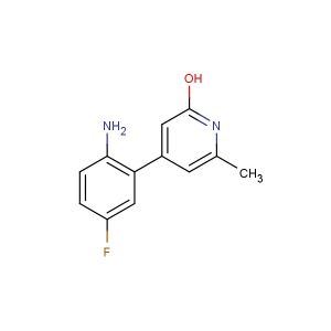 4-(2-amino-5-fluorophenyl)-6-methylpyridin-2-ol
