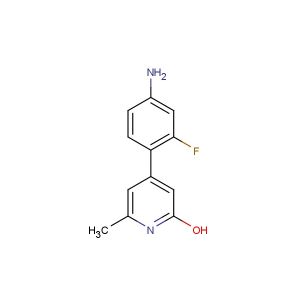 4-(4-amino-2-fluorophenyl)-6-methylpyridin-2-ol