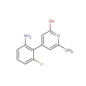 4-(2-amino-6-fluorophenyl)-6-methylpyridin-2-ol