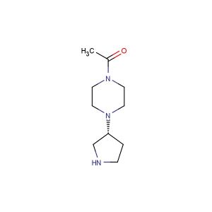 (R)-1-(4-(pyrrolidin-3-yl)piperazin-1-yl)ethan-1-one