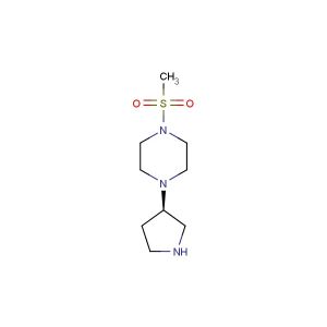 (R)-1-(methylsulfonyl)-4-(pyrrolidin-3-yl)piperazine