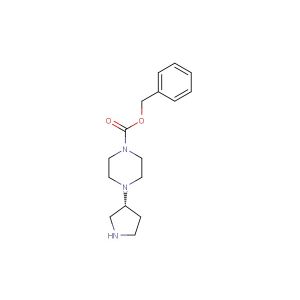 benzyl (R)-4-(pyrrolidin-3-yl)piperazine-1-carboxylate