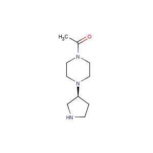(S)-1-(4-(pyrrolidin-3-yl)piperazin-1-yl)ethan-1-one