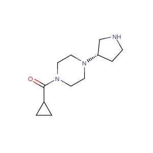 (S)-cyclopropyl(4-(pyrrolidin-3-yl)piperazin-1-yl)methanone
