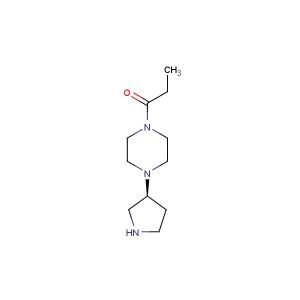 (S)-1-(4-(pyrrolidin-3-yl)piperazin-1-yl)propan-1-one