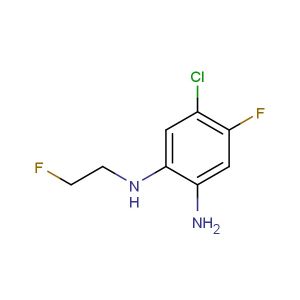 5-chloro-4-fluoro-N1-(2-fluoroethyl)benzene-1,2-diamine