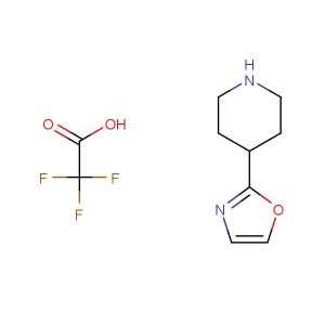 2-(piperidin-4-yl)oxazole 2,2,2-trifluoroacetate