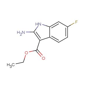 ethyl 2-amino-6-fluoro-1H-indole-3-carboxylate