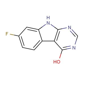 7-fluoro-9H-pyrimido[4,5-b]indol-4-ol