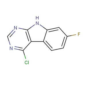 4-chloro-7-fluoro-9H-pyrimido[4,5-b]indole