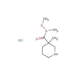 N-methoxy-N,3-dimethylpiperidine-3-carboxamide hydrochloride