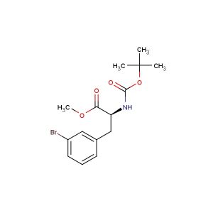 (S)-Methyl 3-(3-bromophenyl)-2-((tert-butoxycarbonyl)amino)propanoate