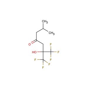 1,1,1-Trifluoro-2-hydroxy-6-methyl-2-(trifluoromethyl)-4-heptanone