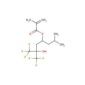 1,1,1-trifluoro-2-hydroxy-6-methyl-2-(trifluoromethyl)heptan-4-yl methacrylate