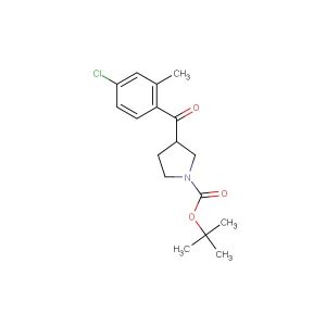 tert-butyl 3-(4-chloro-2-methylbenzoyl)pyrrolidine-1-carboxylate
