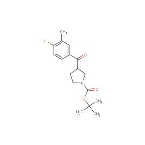 tert-butyl 3-(4-fluoro-3-methylbenzoyl)pyrrolidine-1-carboxylate