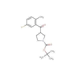 tert-butyl 3-(5-fluoro-2-methylbenzoyl)pyrrolidine-1-carboxylate