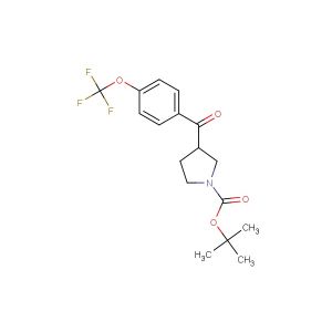 tert-butyl 3-(4-(trifluoromethoxy)benzoyl)pyrrolidine-1-carboxylate