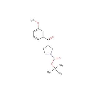 tert-butyl 3-(3-methoxybenzoyl)pyrrolidine-1-carboxylate