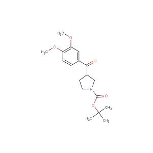 tert-butyl 3-(3,4-dimethoxybenzoyl)pyrrolidine-1-carboxylate