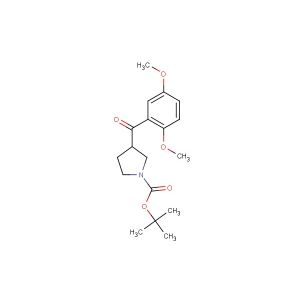 tert-butyl 3-(2,5-dimethoxybenzoyl)pyrrolidine-1-carboxylate