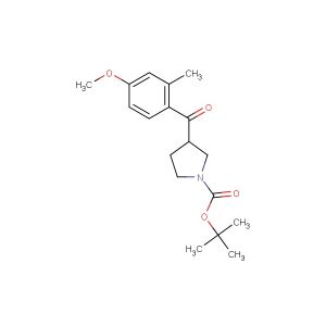 tert-butyl 3-(4-methoxy-2-methylbenzoyl)pyrrolidine-1-carboxylate