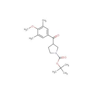 tert-butyl 3-(4-methoxy-3,5-dimethylbenzoyl)pyrrolidine-1-carboxylate