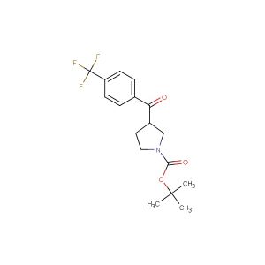 tert-butyl 3-(4-(trifluoromethyl)benzoyl)pyrrolidine-1-carboxylate