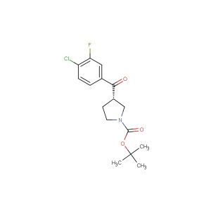 tert-butyl (S)-3-(4-chloro-3-fluorobenzoyl)pyrrolidine-1-carboxylate