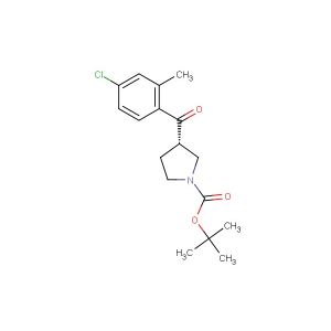 tert-butyl (S)-3-(4-chloro-2-methylbenzoyl)pyrrolidine-1-carboxylate