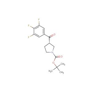 tert-butyl (S)-3-(3,4,5-trifluorobenzoyl)pyrrolidine-1-carboxylate