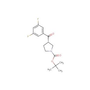 tert-butyl (S)-3-(3,5-difluorobenzoyl)pyrrolidine-1-carboxylate