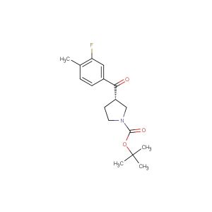 tert-butyl (S)-3-(3-fluoro-4-methylbenzoyl)pyrrolidine-1-carboxylate