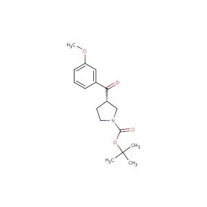 tert-butyl (S)-3-(3-methoxybenzoyl)pyrrolidine-1-carboxylate