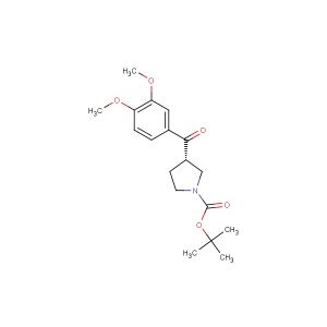 tert-butyl (S)-3-(3,4-dimethoxybenzoyl)pyrrolidine-1-carboxylate